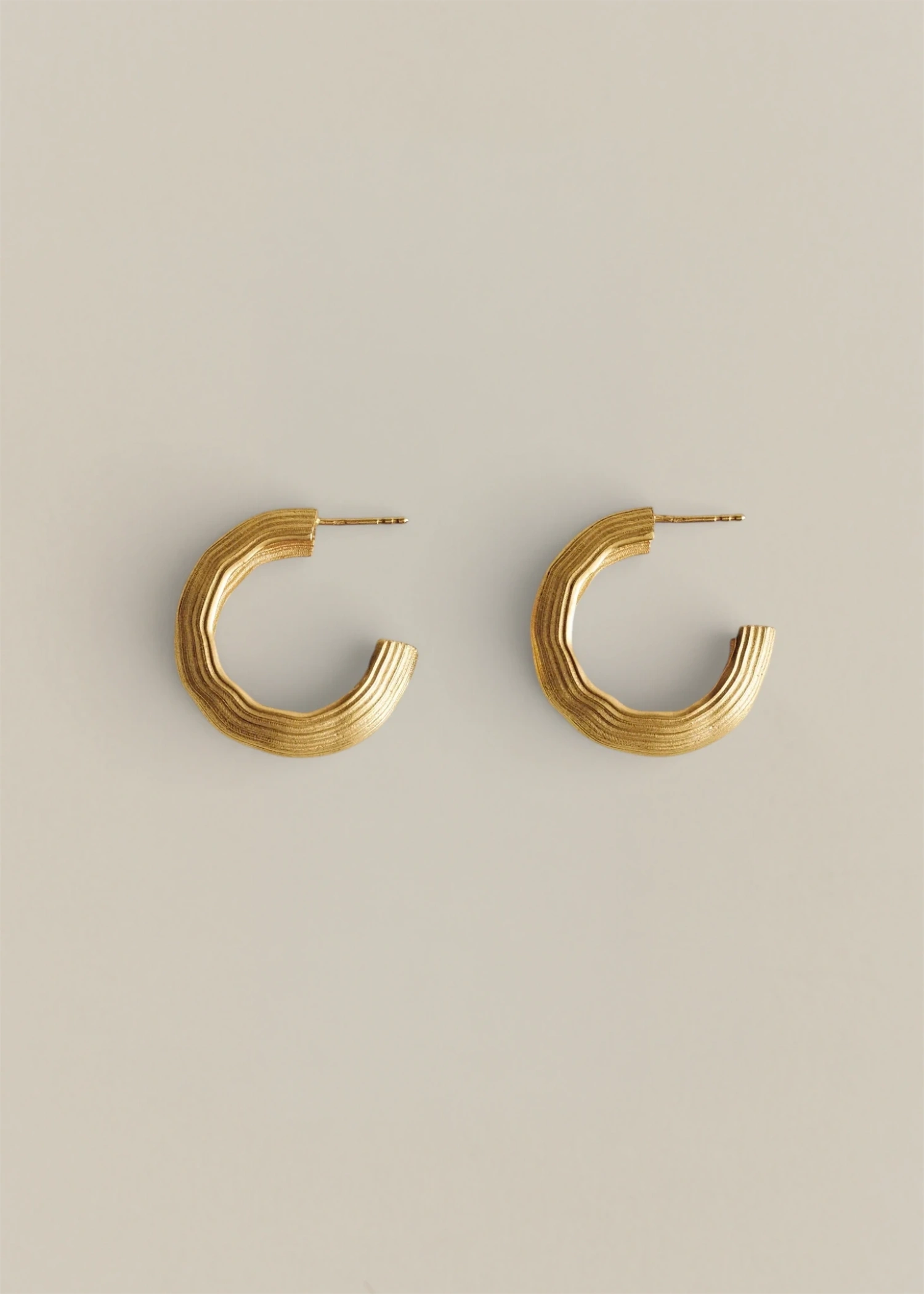 Abluvio Mid Hoops - Gold