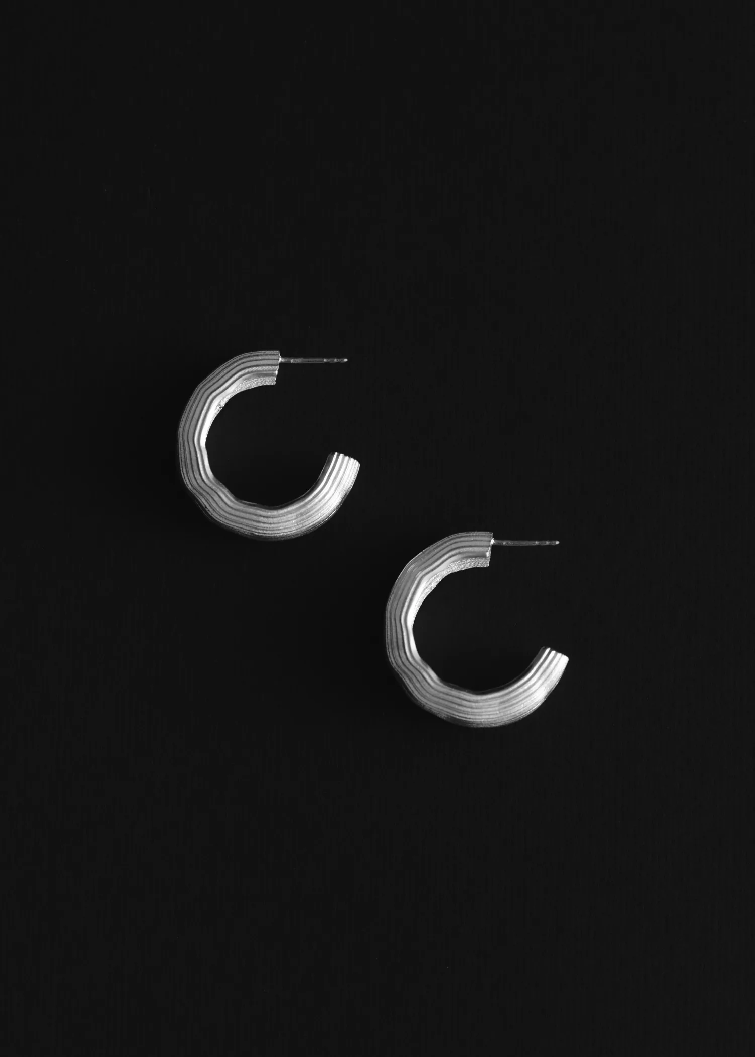 Abluvio Mid Hoops - Silver