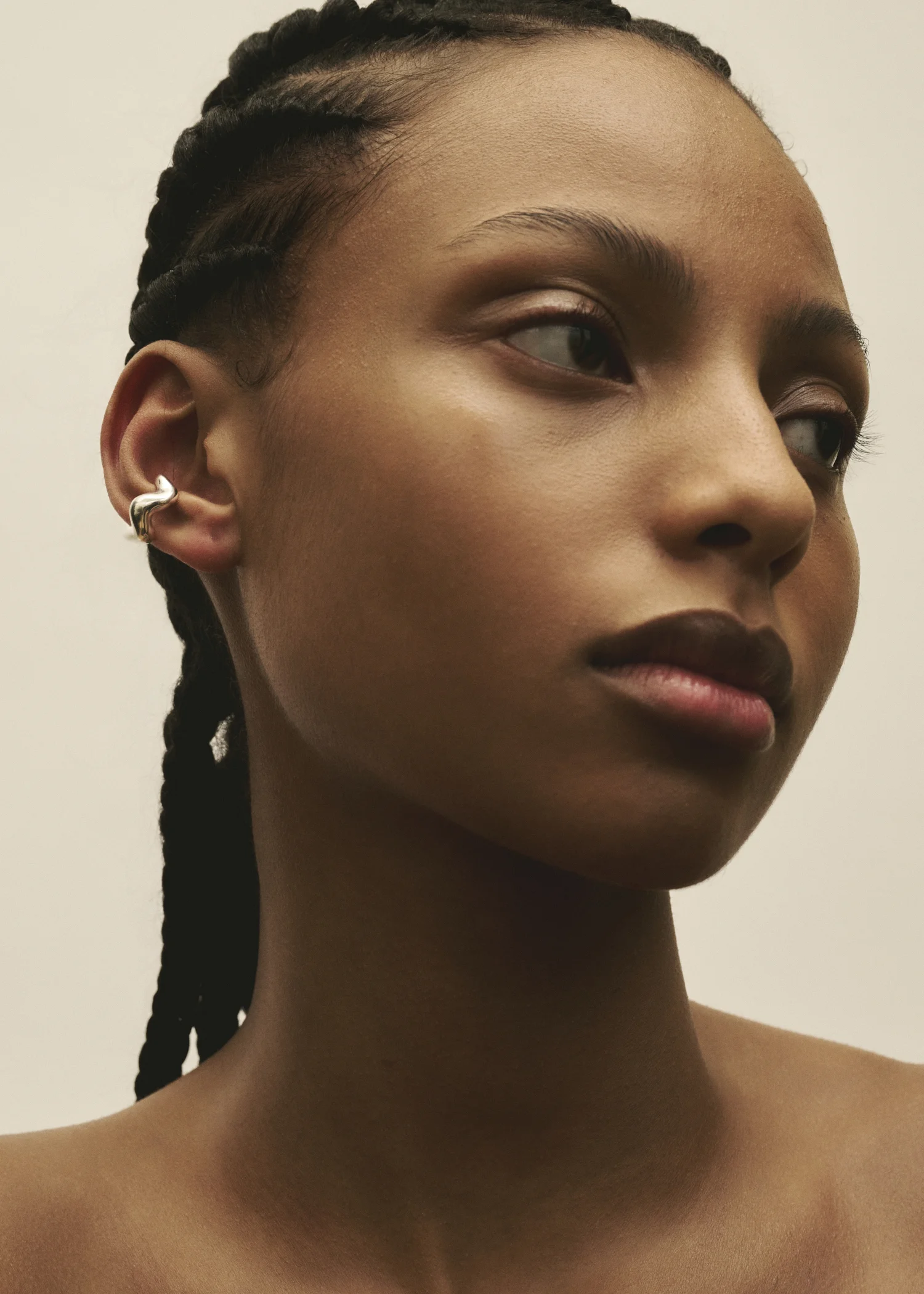 Aurea´ Polished Ear Cuff - Silver