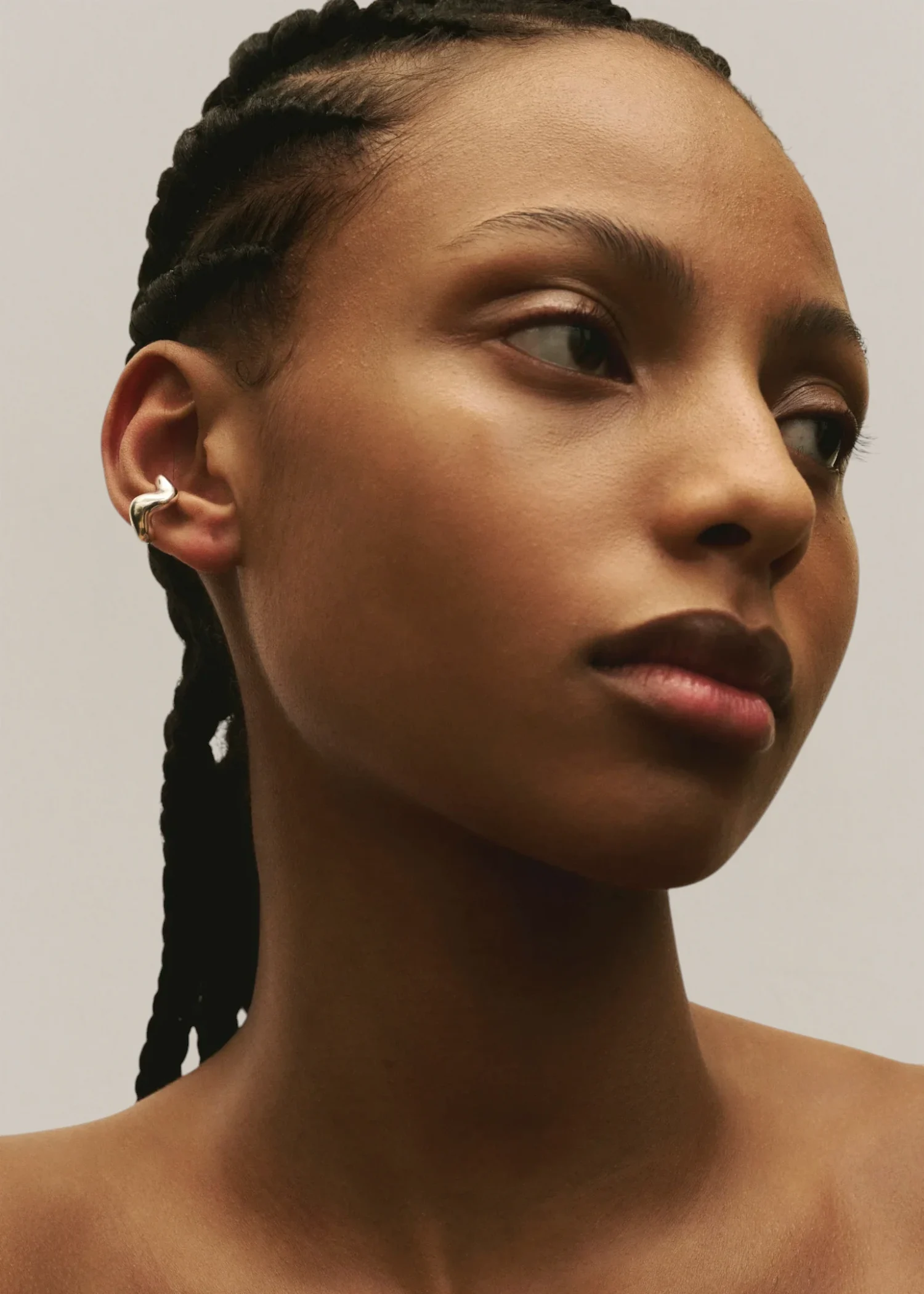 Aurea´ Polished Ear Cuff - Silver