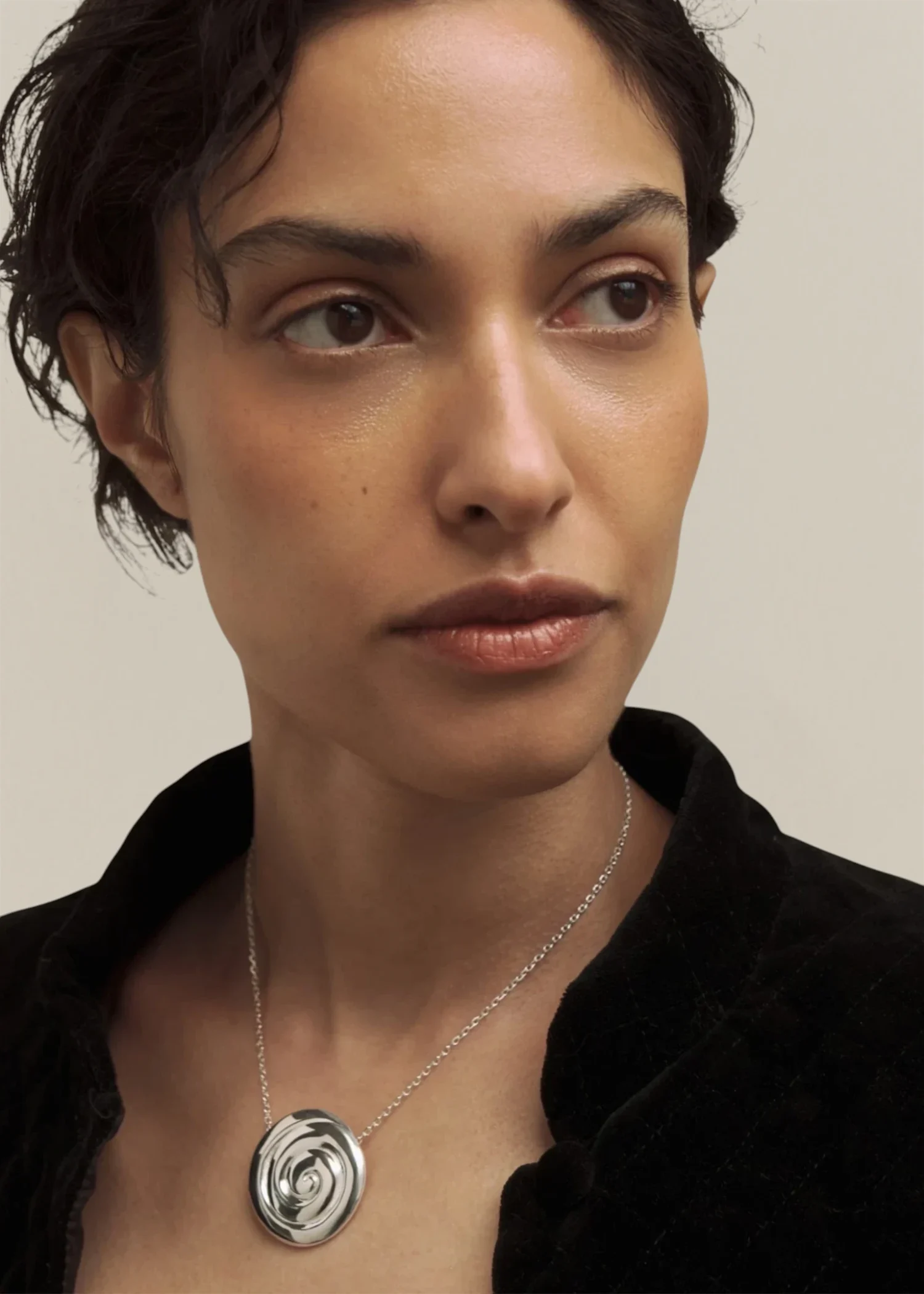 Uzu Necklace - Silver