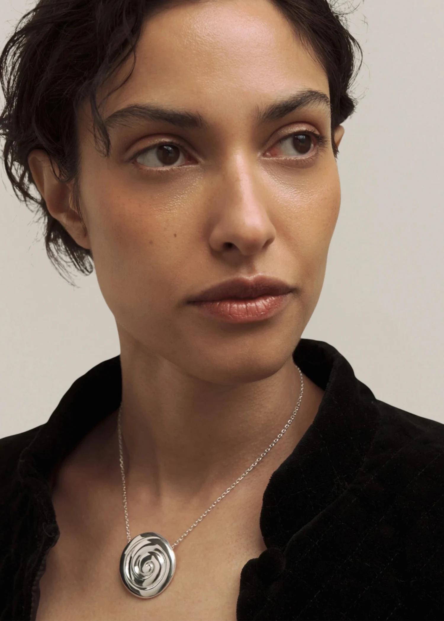 Uzu Necklace - Silver