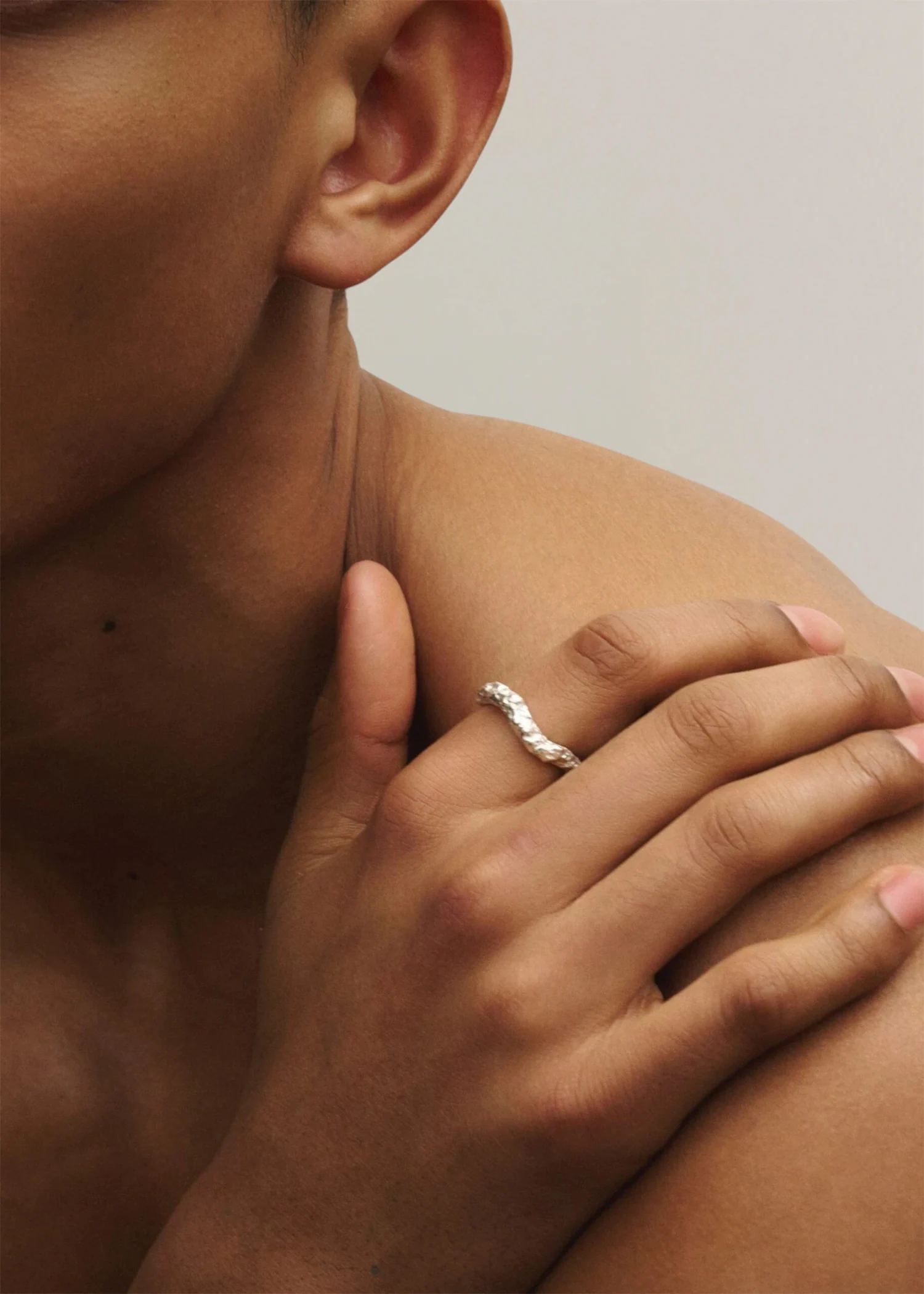Aurea` Thin Ring - Silver