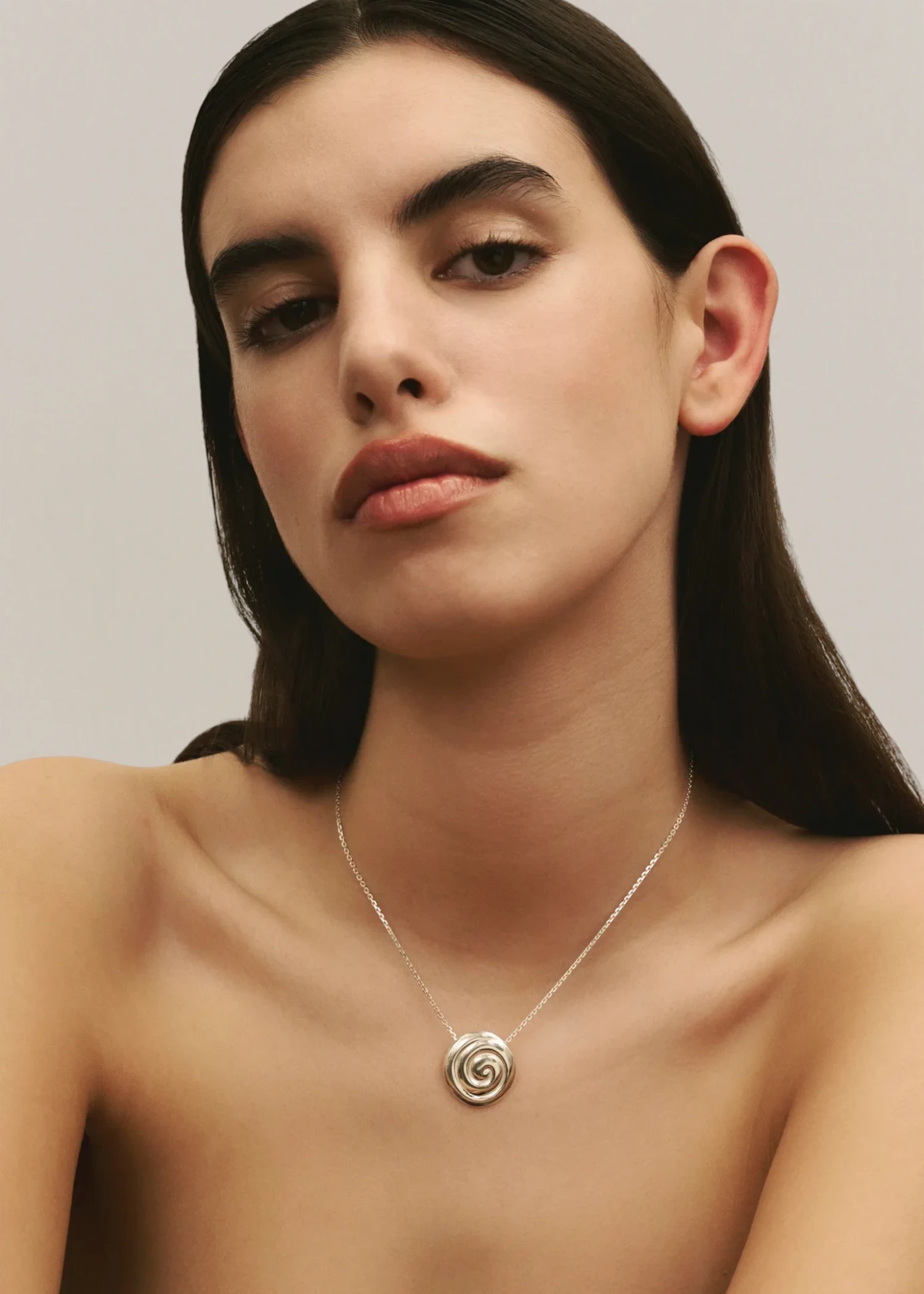 Uzu Mid Necklace - Silver