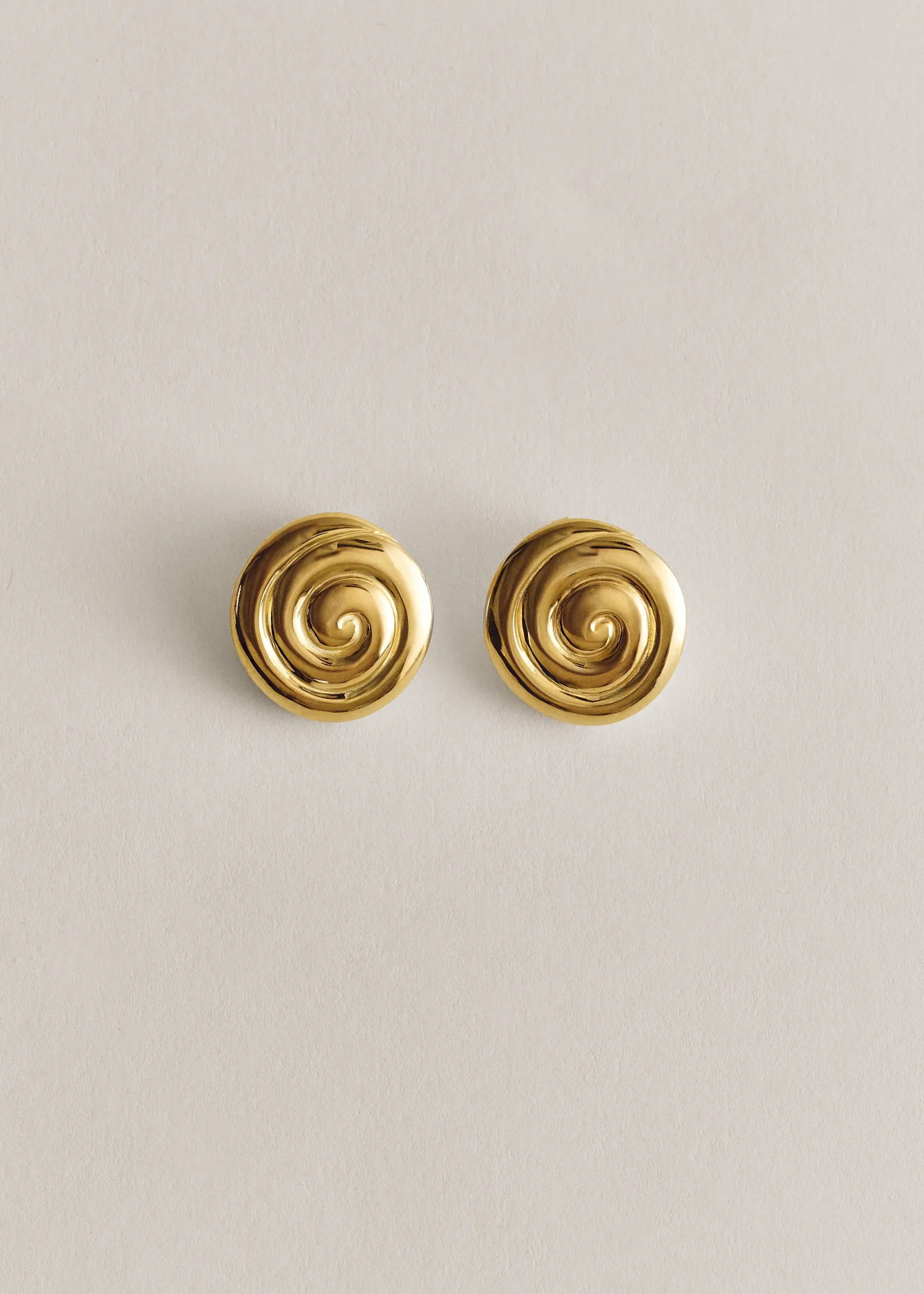 Uzu Mid Earrings - Gold
