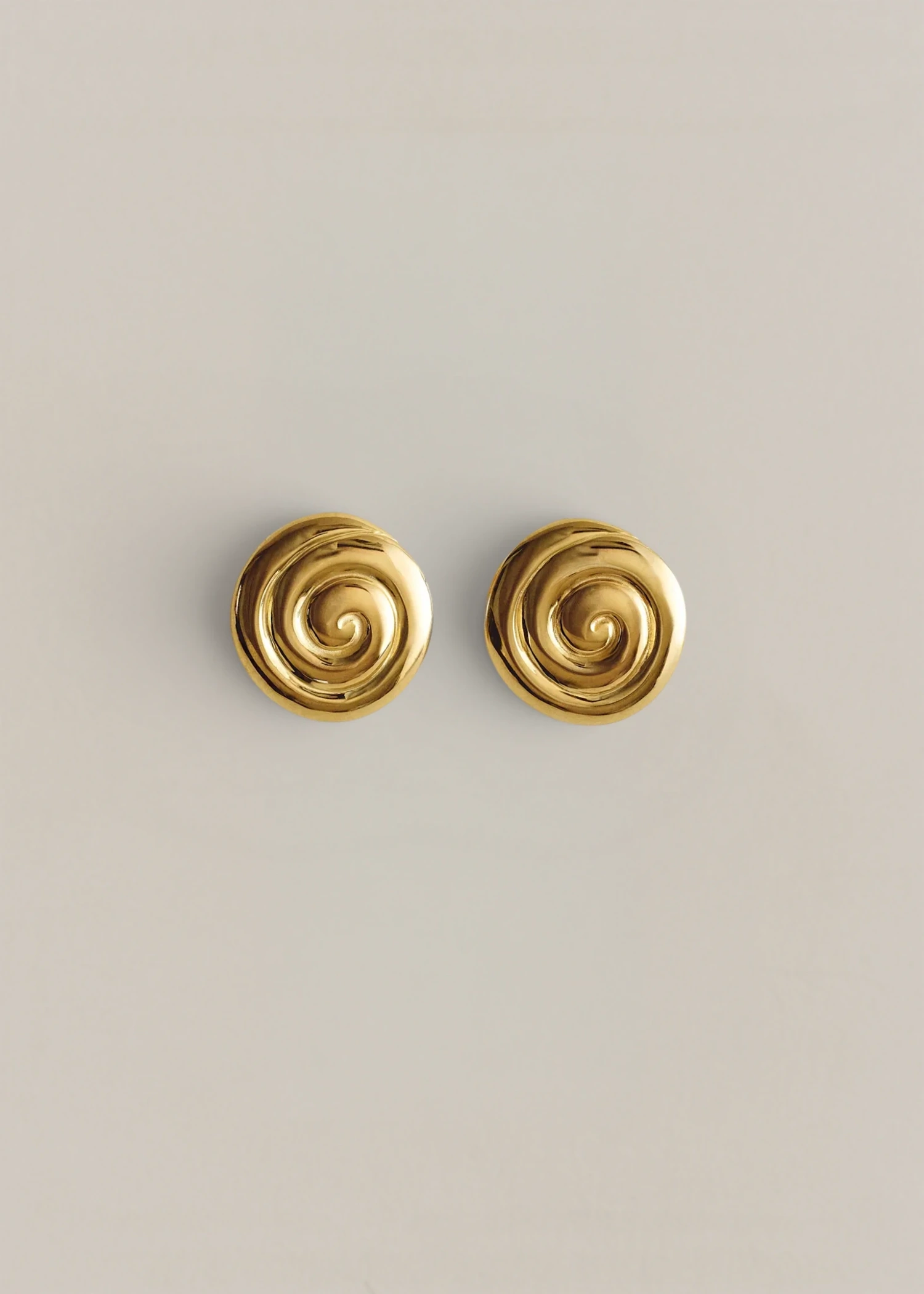 Uzu Mid Earrings - Gold