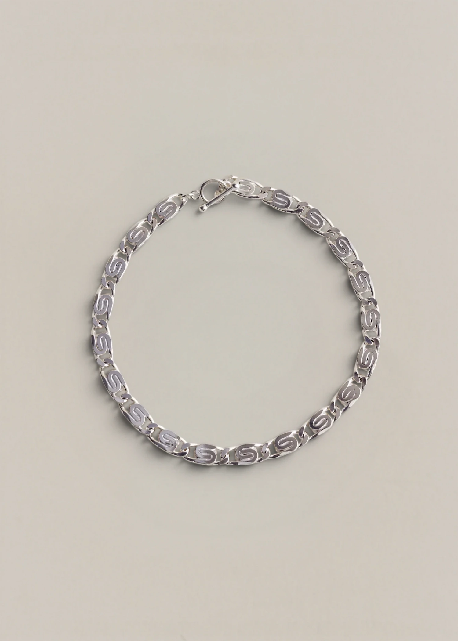 Vortex Thick Necklace - Silver