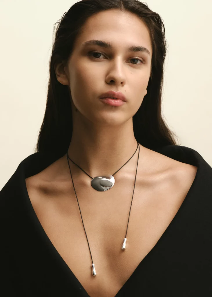 アクセサリー LOUIS ABEL 2.3 MM LIGO NECKLACE 2,3 mm Ligo Necklace - Silver - Louis Abel