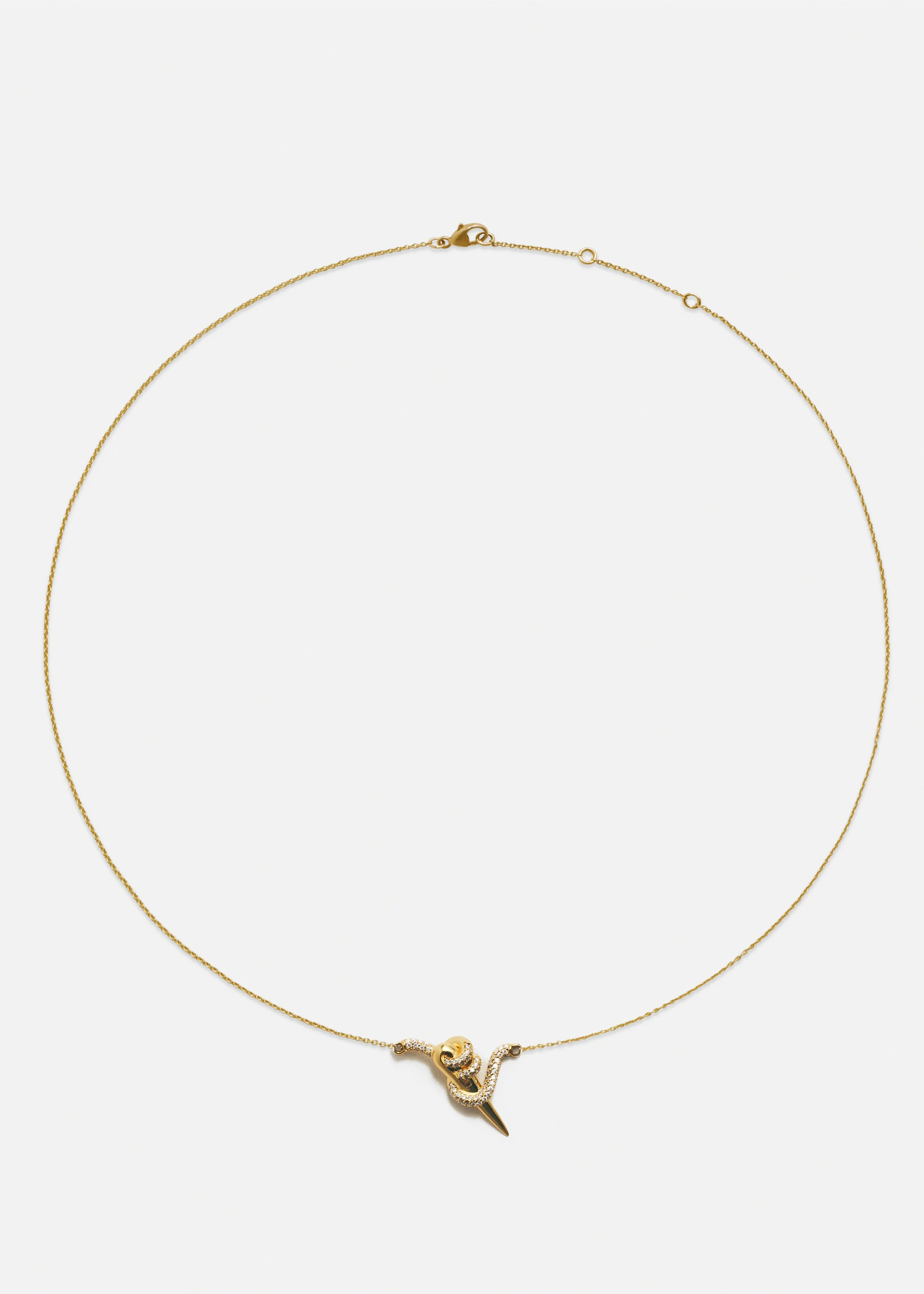 Mirage Ebra Pavé Necklace