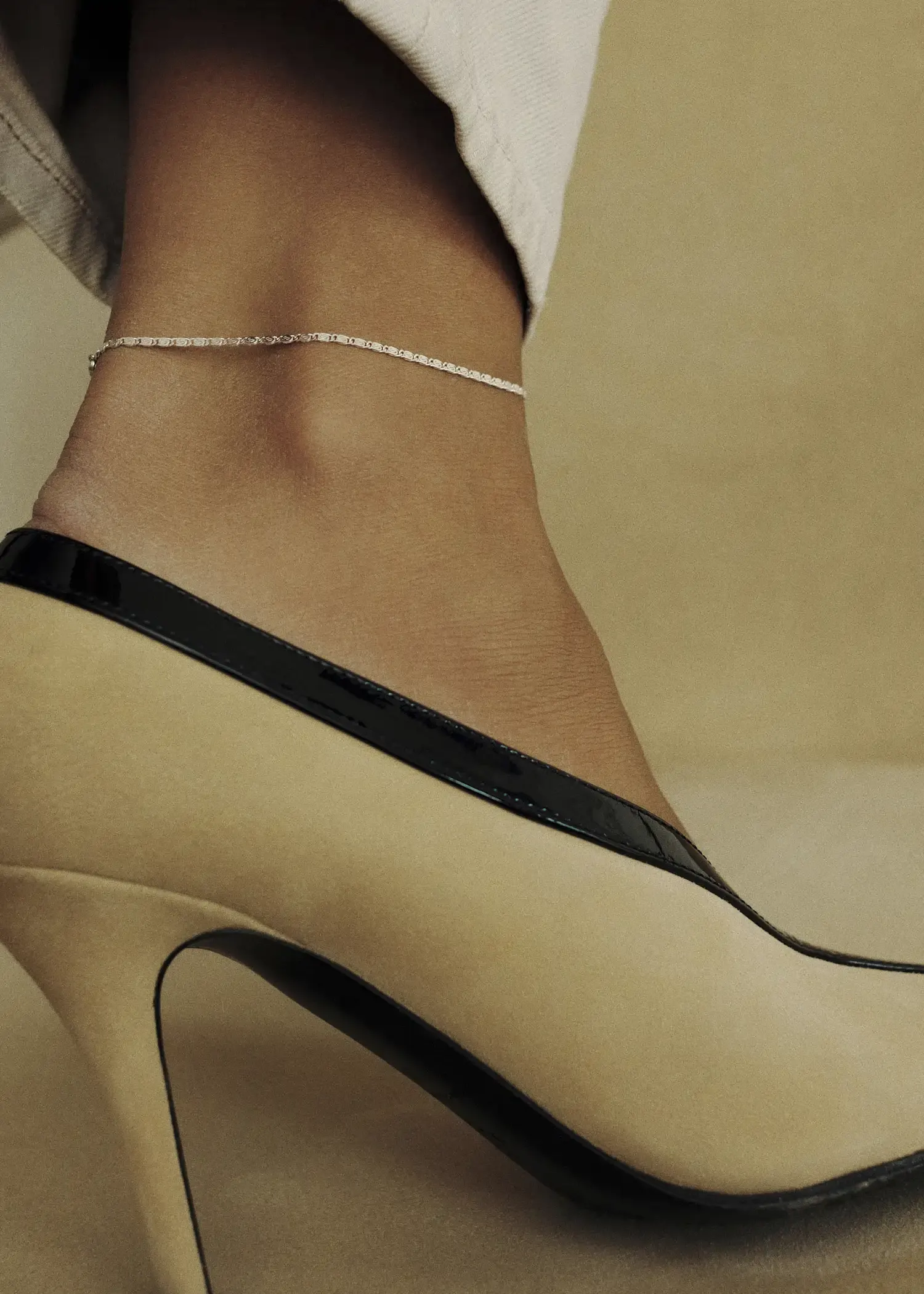 Vortex Mini Anklet - Silver